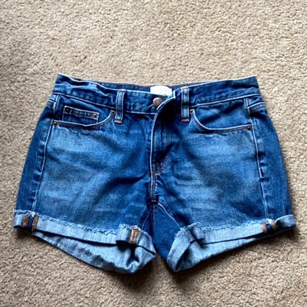 J crew denim shorts(size 24in)